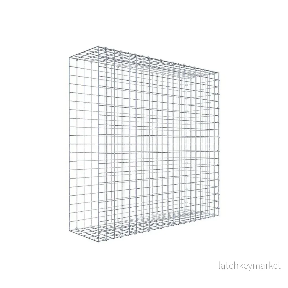 Extra gabion typ 2 100 cm x 100 cm x 30 cm (L x H x D), maskstorlek 5 cm x 5 cm, C-ring Extra gabion typ 2 100 cm x 100 cm x 30 cm (L x H x D), maskstorlek 5 cm x 5 cm, C-ring