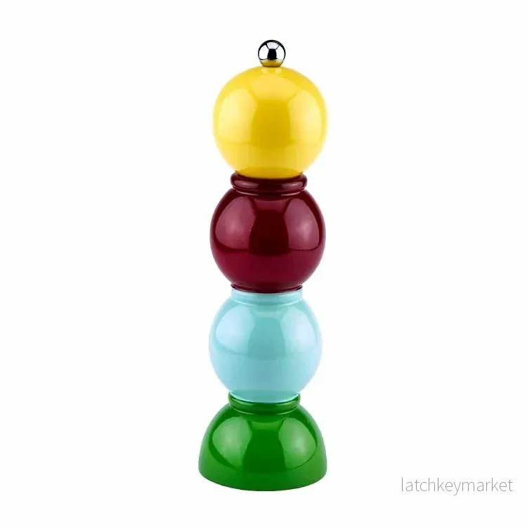 Bobbin Salt & Pepper Mill Yellow Multi Bobbin Salt & Pepper Mill Yellow Multi