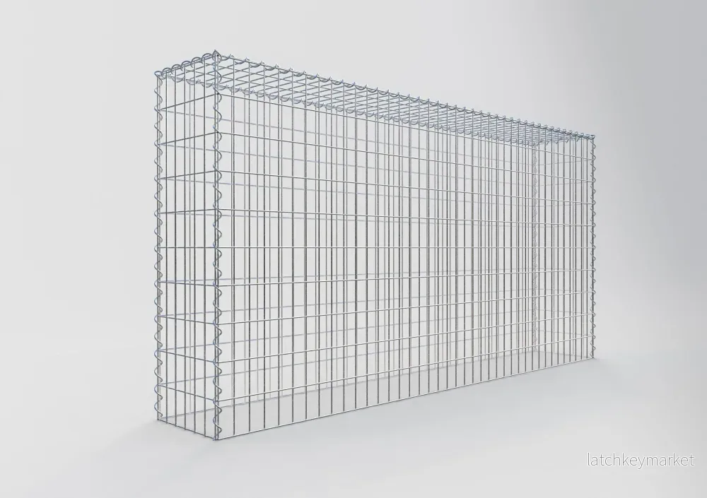 Extra gabion typ 3 200 cm x 100 cm x 30 cm (L x H x D), maskstorlek 5 cm x 10 cm, spiral - Bild 2
