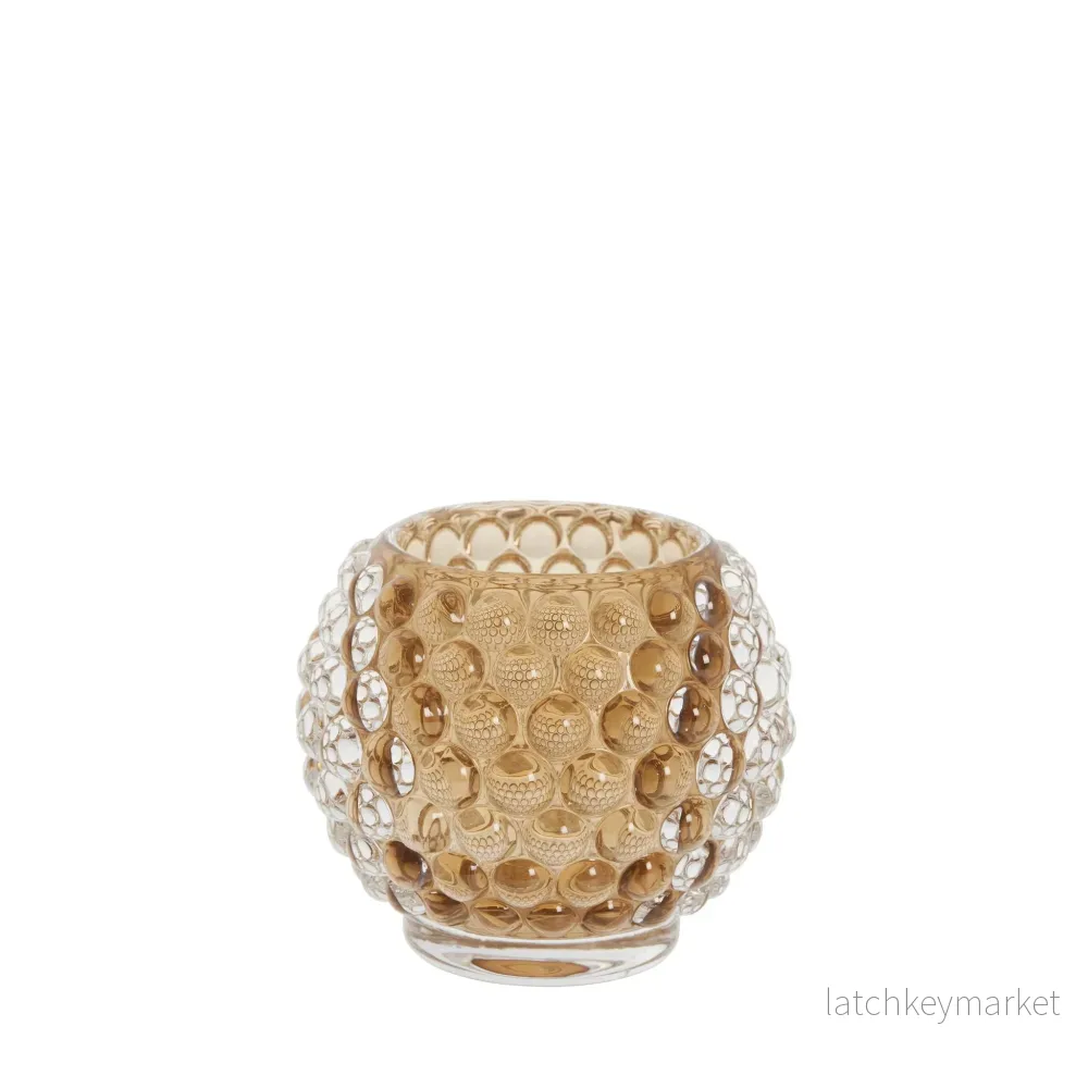 Doria votive H7.5 cm. golden brown Doria votive H7.5 cm. golden brown