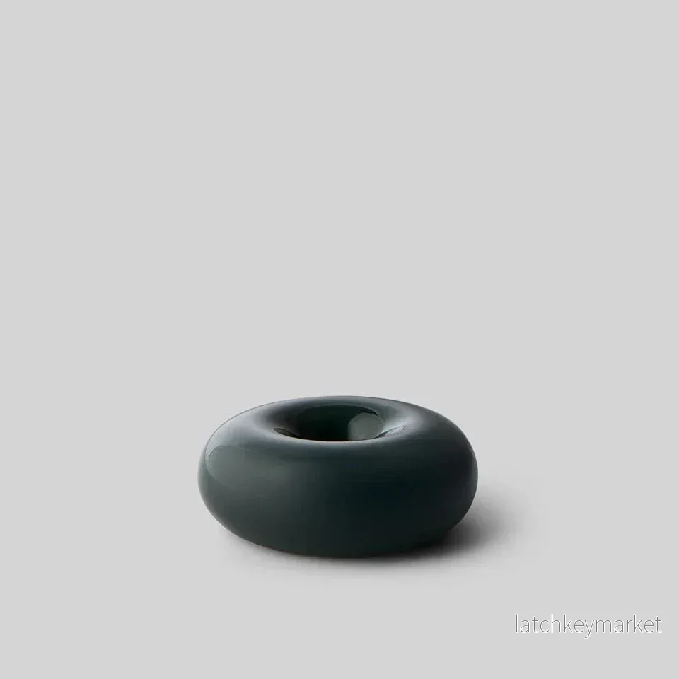 BOB Candle Holder Small Dark Green BOB Candle Holder Small Dark Green