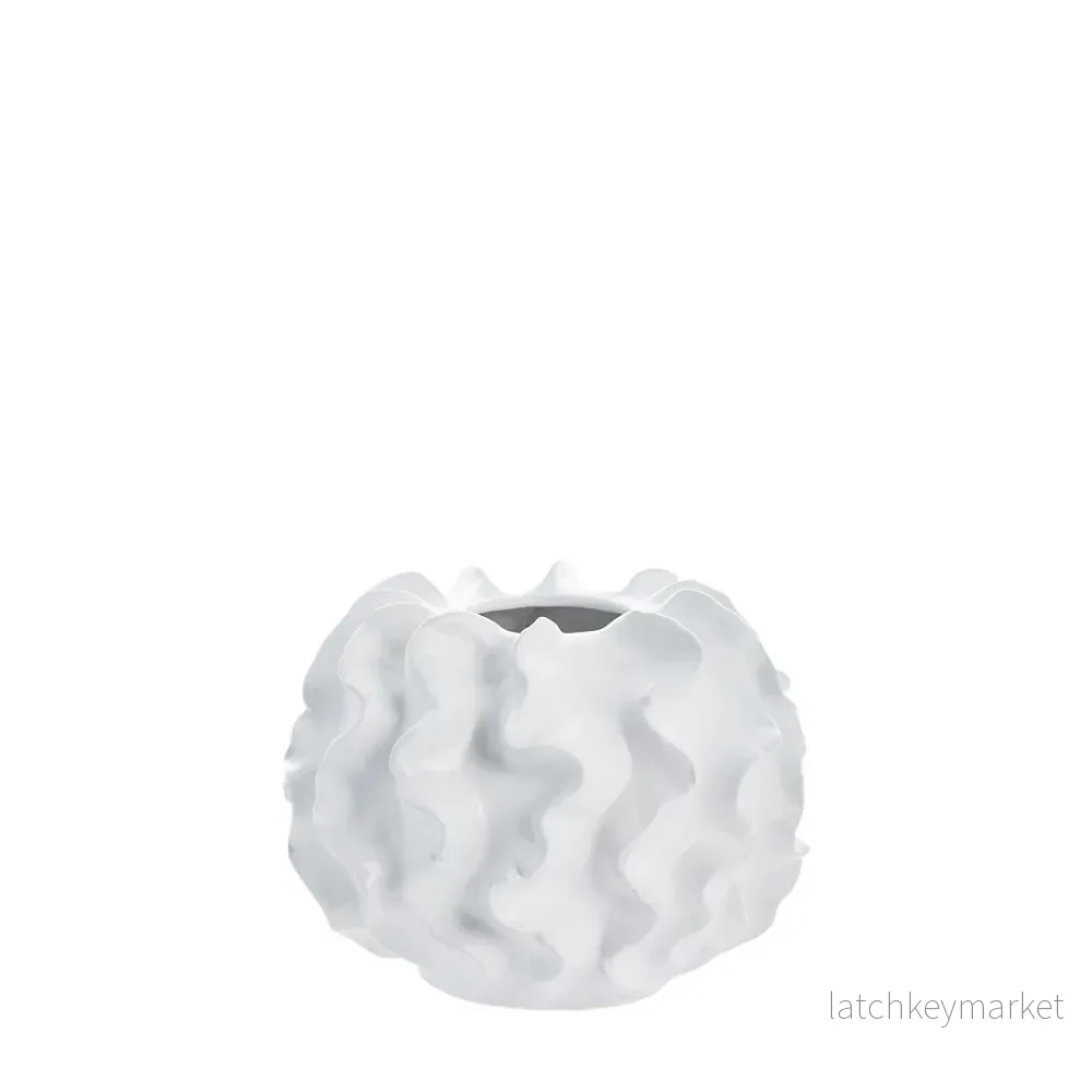 Sannia vas H20,5 cm. vit keramik Sannia vas H20,5 cm. vit keramik