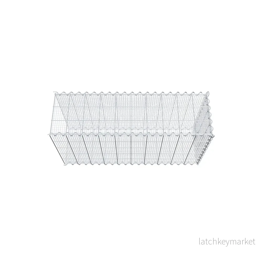 Sandodlingsgabion typ 2 100 cm x 50 cm x 30 cm (L x H x D), maskstorlek 10 cm x 10 cm, spiral - Bild 3