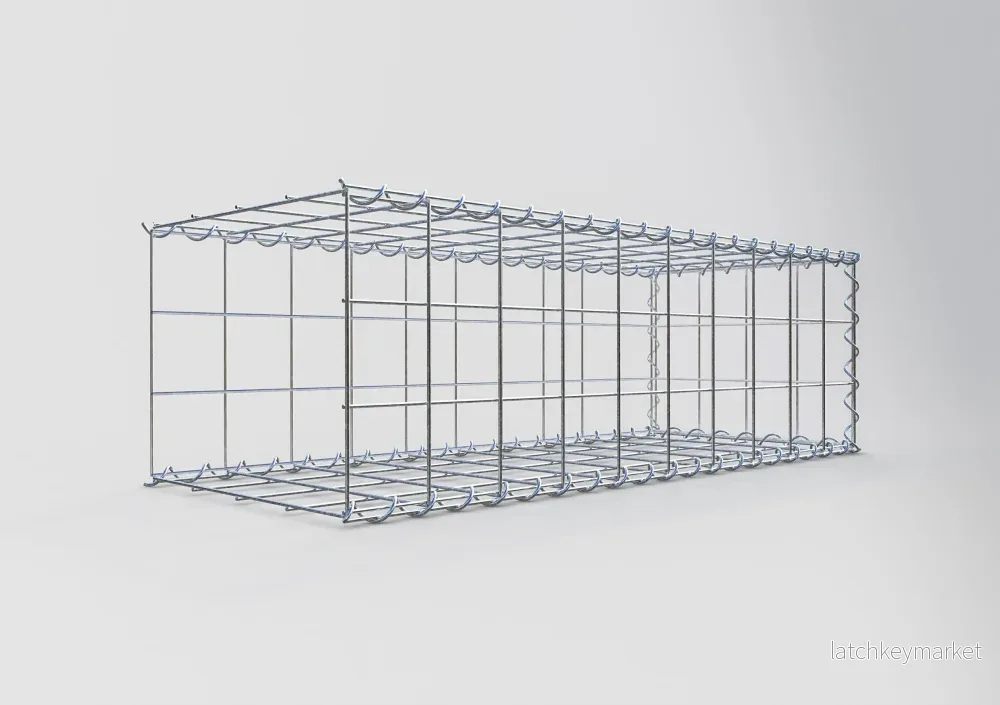 Extra gabion typ 2 100 cm x 30 cm x 40 cm (L x H x D), maskstorlek 10 cm x 10 cm, spiral - Bild 2
