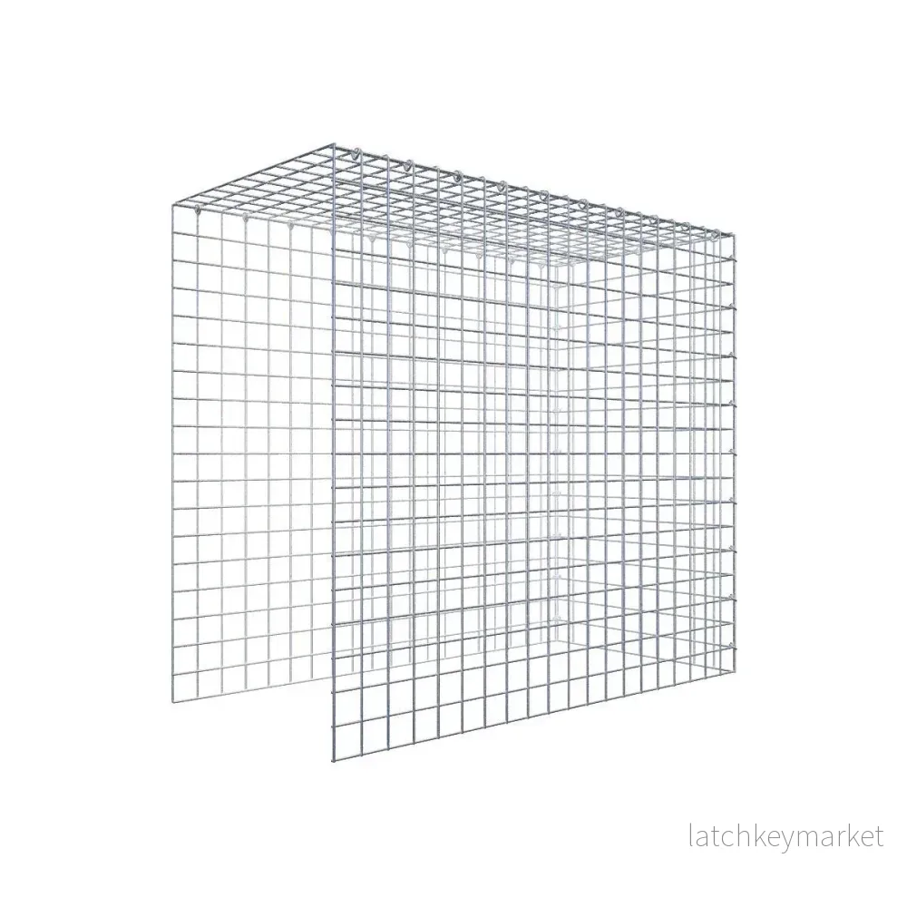 Extra gabion typ 4 100 cm x 90 cm x 50 cm (L x H x D), maskstorlek 5 cm x 5 cm, C-ring