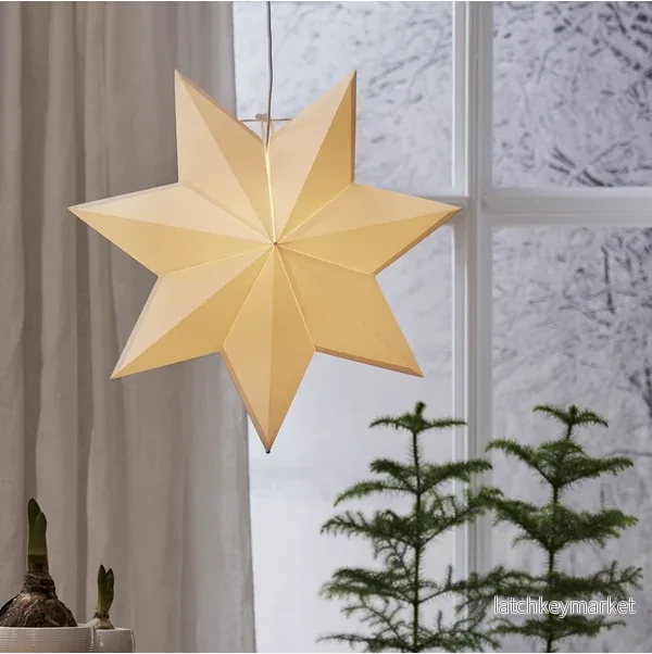 Adventsstjärna Pappersstjärna Polar 55 cm vit Adventsstjärna Pappersstjärna Polar 55 cm vit