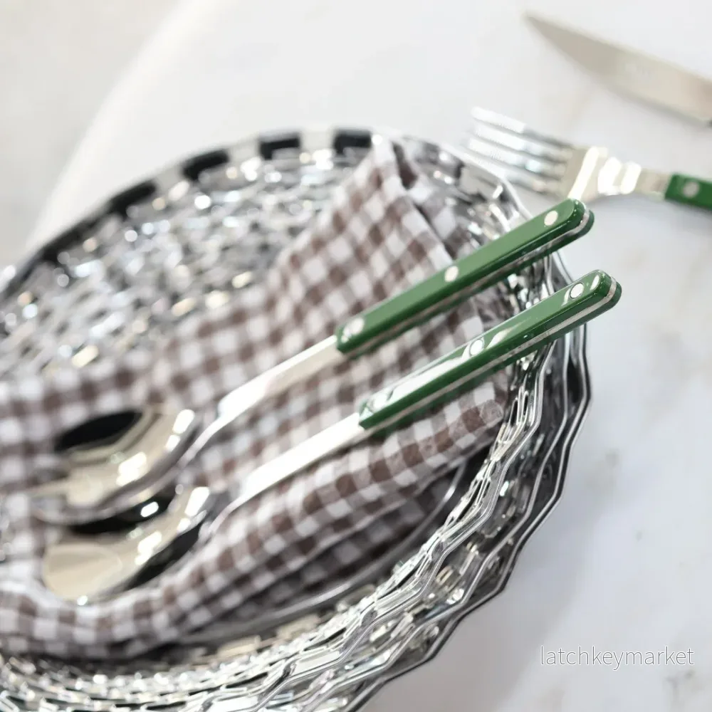 Sabre Paris Salad Cutlery Set Dark Green - Bild 2