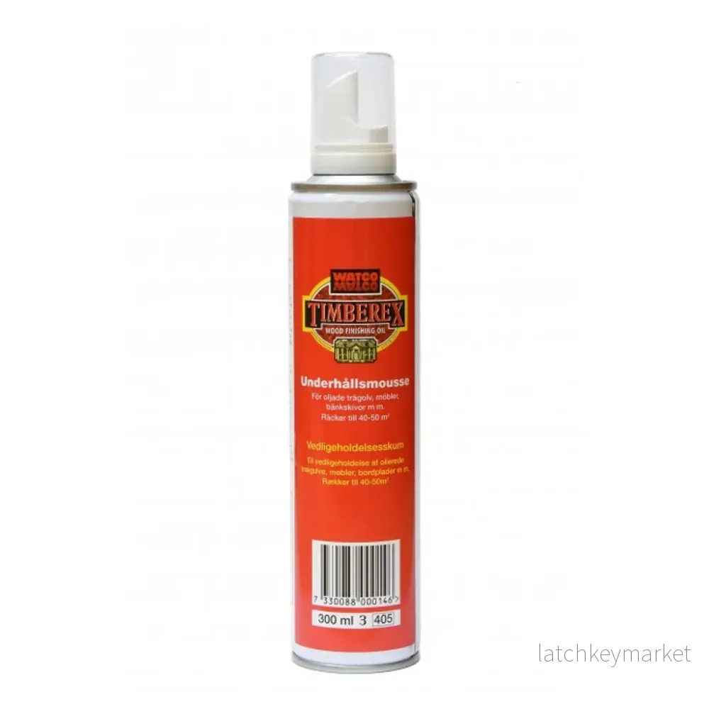 Underhållsmousse Timberex 300ml Underhållsmousse Timberex 300ml