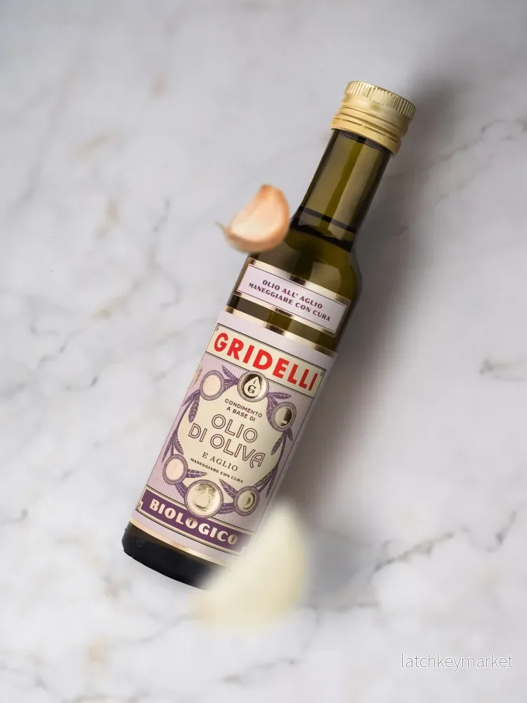 Gridelli Olivolja Vitlök EKO, 250 ml - Bild 2
