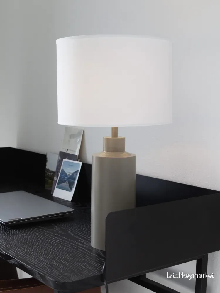 Bordslampa Solo 55 cm Beige/Vit