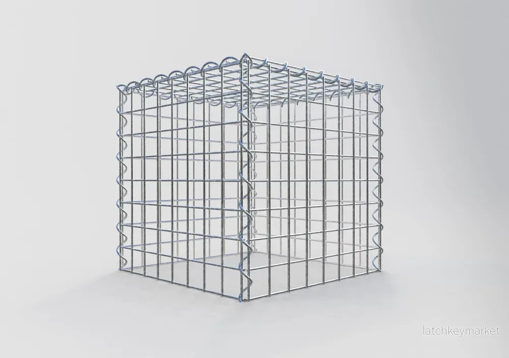 Extra gabion typ 3 40 cm x 40 cm x 40 cm (L x H x D), maskstorlek 5 cm x 5 cm, spiral - Bild 2