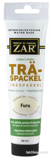 ZAR träspackel, tub 89 ml ZAR träspackel, tub 89 ml