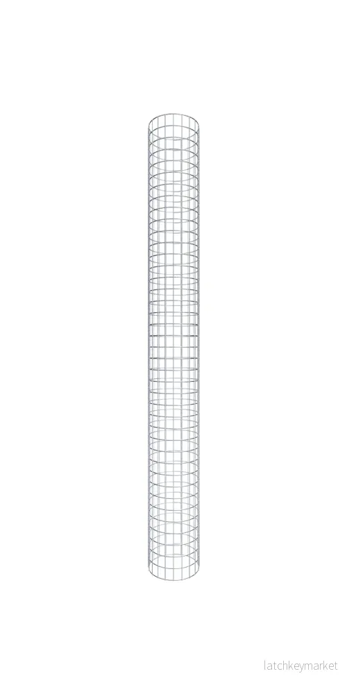 Gabionpelare rund 32 cm diameter, 200 cm höjd, maskstorlek 5 cm x 5 cm Gabionpelare rund 32 cm diameter, 200 cm höjd, maskstorlek 5 cm x 5 cm