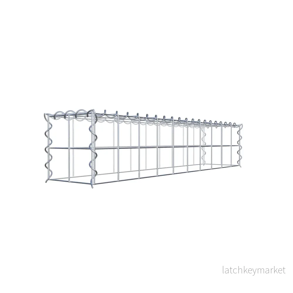 Extra gabion typ 3 100 cm x 20 cm x 20 cm (L x H x D), maskstorlek 10 cm x 10 cm, spiral - Bild 3