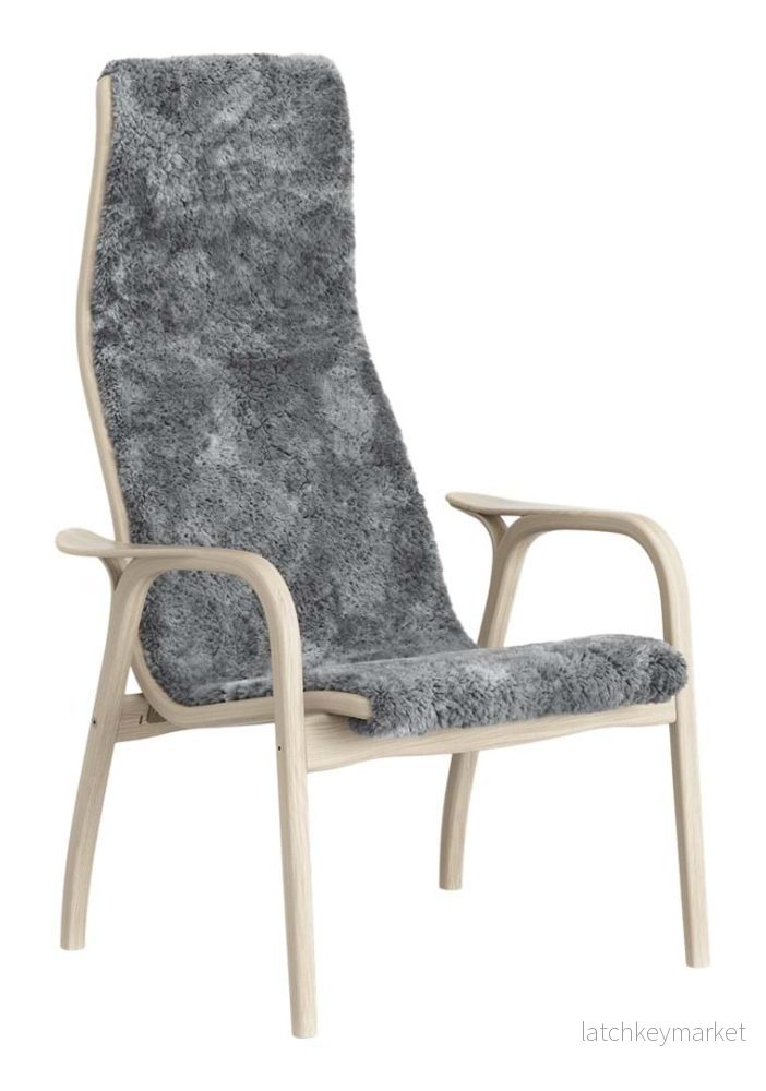 Lamino Fåtölj Ek Vitpigmenterad