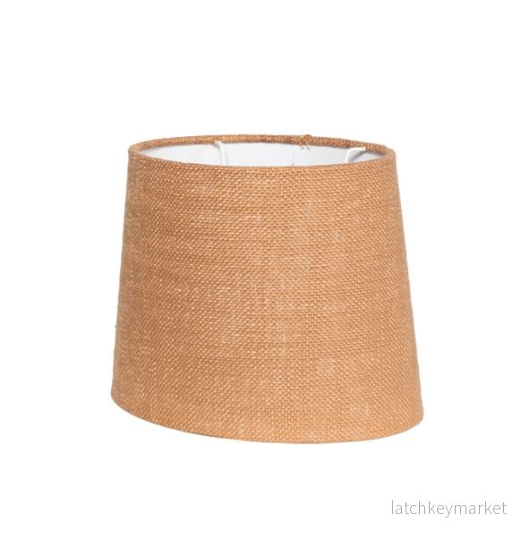 Bordslampskärm Alice D35 oval Grain korall Bordslampskärm Alice D35 oval Grain korall