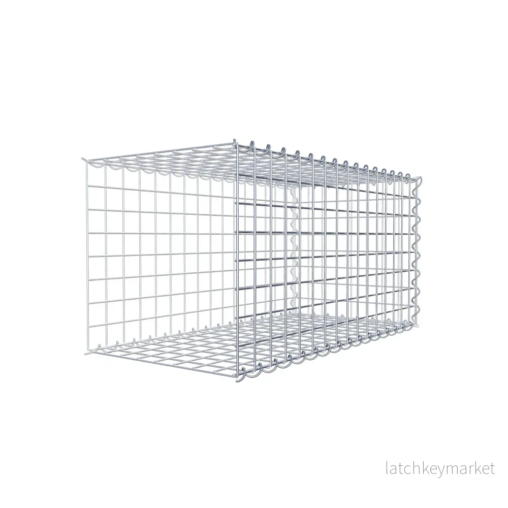 Extra gabion typ 2 80 cm x 40 cm x 40 cm (L x H x D), maskstorlek 5 cm x 5 cm, spiral - Bild 3