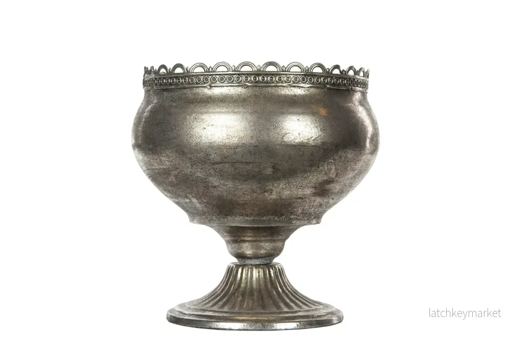 Blomkruka Pokal Vito Antik-Silver 23x25cm REA Blomkruka Pokal Vito Antik-Silver 23x25cm REA
