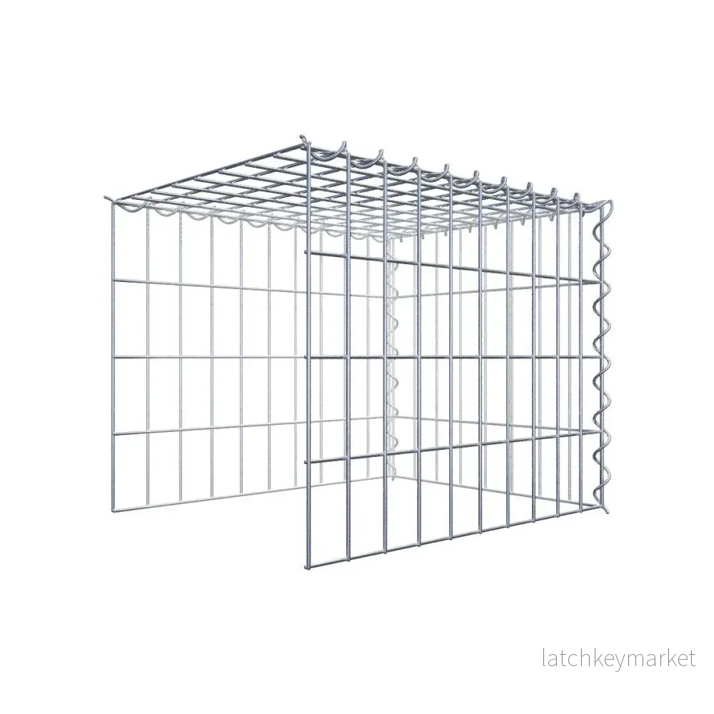 Extra gabion typ 4 50 cm x 40 cm x 40 cm (L x H x D), maskstorlek 5 cm x 10 cm, spiral Extra gabion typ 4 50 cm x 40 cm x 40 cm (L x H x D), maskstorlek 5 cm x 10 cm, spiral