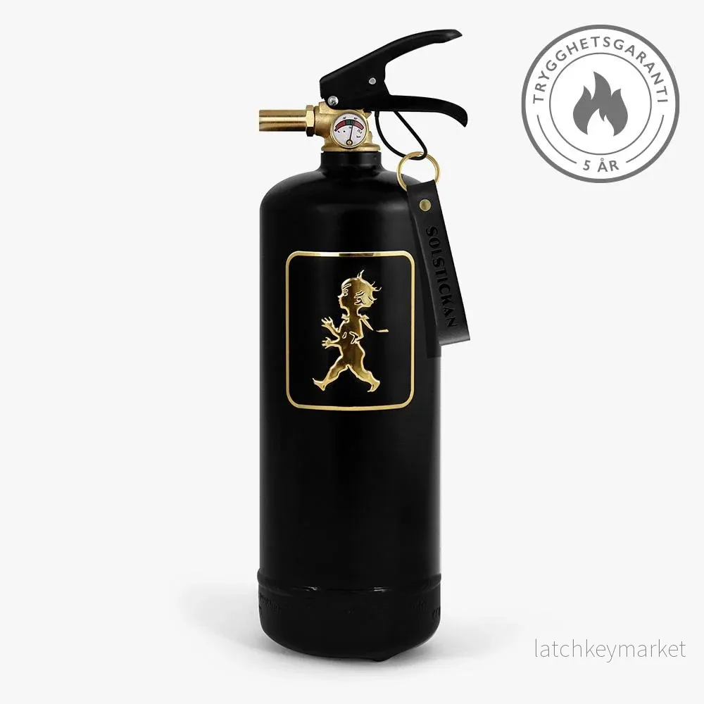 Solstickan Brandsläckare svart/guld 2kg Solstickan Brandsläckare svart/guld 2kg