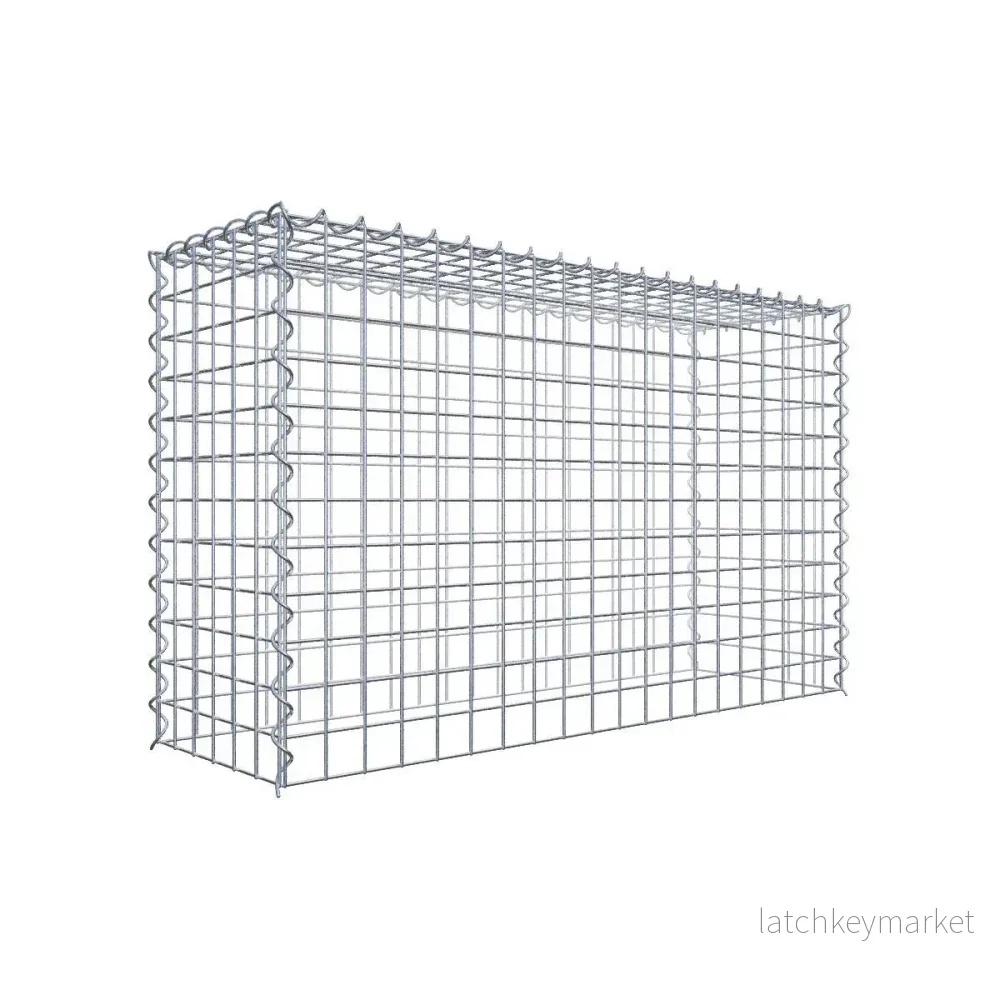 Påväxt gabion typ 3 100 cm x 60 cm x 30 cm (L x H x D), maskstorlek 5 cm x 5 cm, spiral