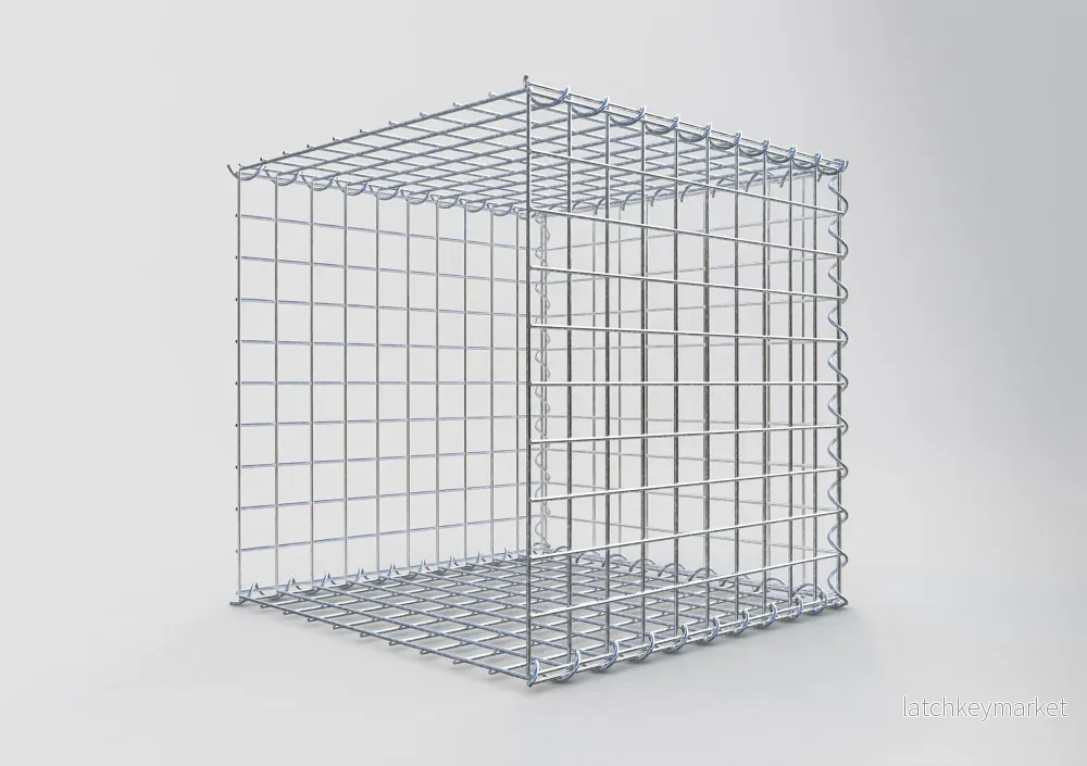 Påväxt gabion typ 2 50 cm x 50 cm x 50 cm (L x H x D), maskstorlek 5 cm x 5 cm, spiral - Bild 2