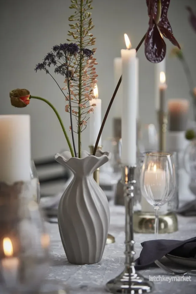 Astalina ljushållare H23 cm. grå - Bild 2