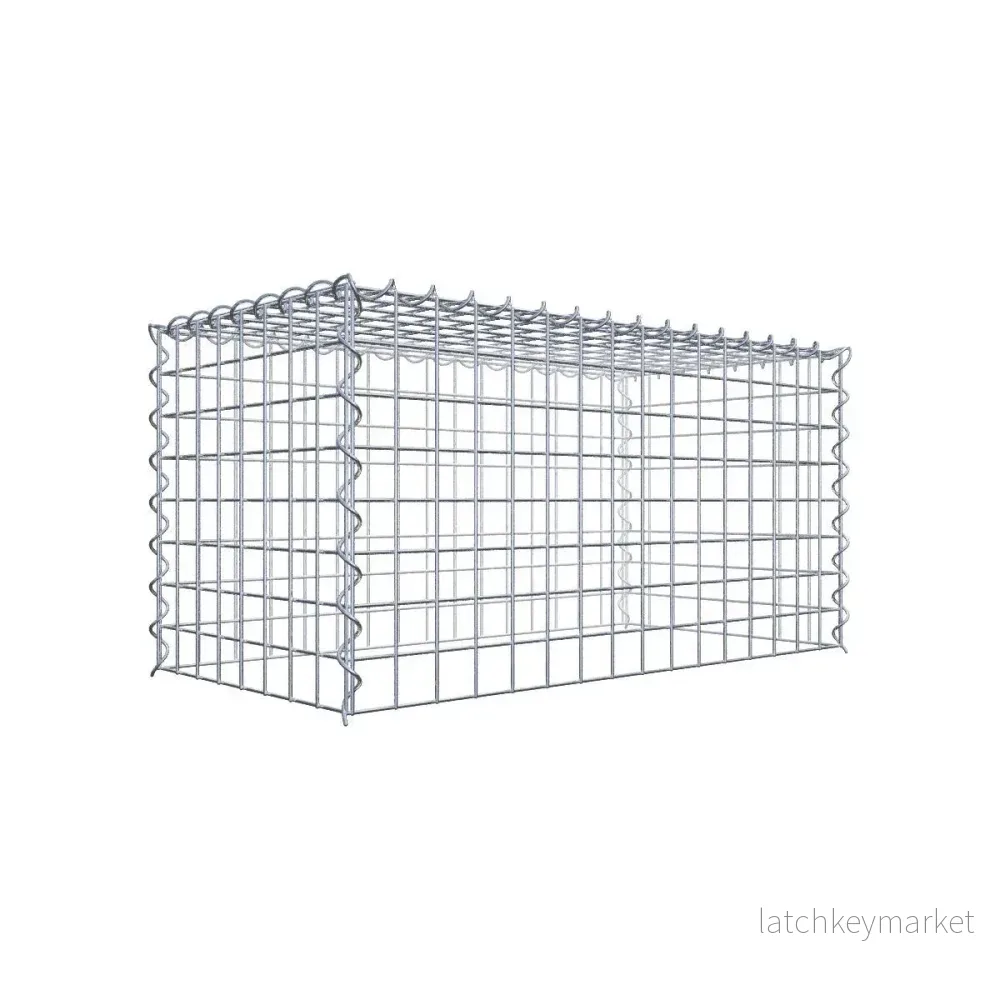 Extra gabion typ 3 80 cm x 40 cm x 40 cm (L x H x D), maskstorlek 5 cm x 5 cm, spiral Extra gabion typ 3 80 cm x 40 cm x 40 cm (L x H x D), maskstorlek 5 cm x 5 cm, spiral