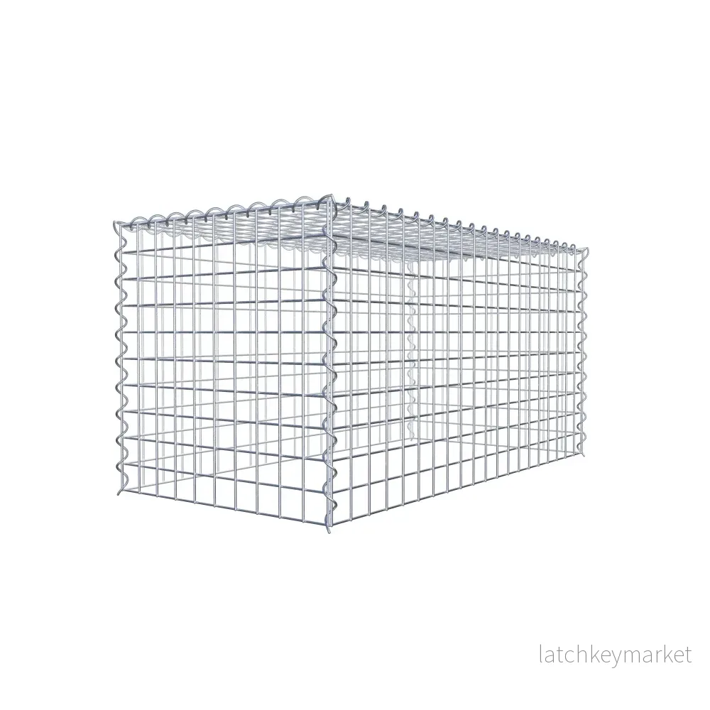 Påväxt gabion typ 3 100 cm x 50 cm x 50 cm (L x H x D), maskstorlek 5 cm x 5 cm, spiral - Bild 3