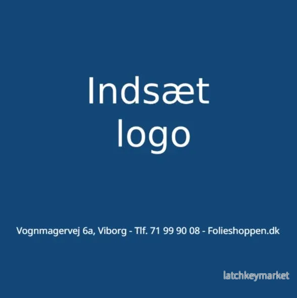 Magnetisk skyltmall fyrkantig Magnetisk skyltmall fyrkantig
