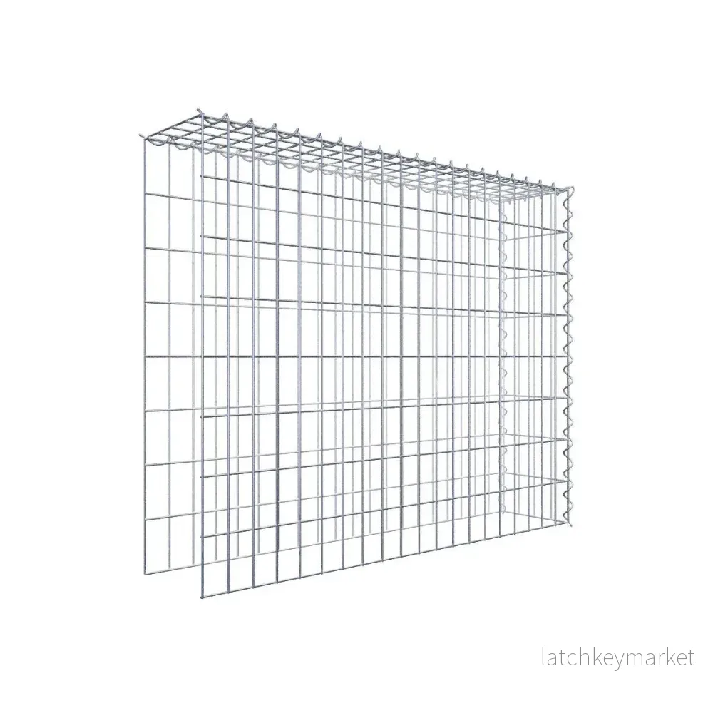 Extra gabion typ 4 100 cm x 80 cm x 20 cm (L x H x D), maskstorlek 5 cm x 10 cm, spiral Extra gabion typ 4 100 cm x 80 cm x 20 cm (L x H x D), maskstorlek 5 cm x 10 cm, spiral