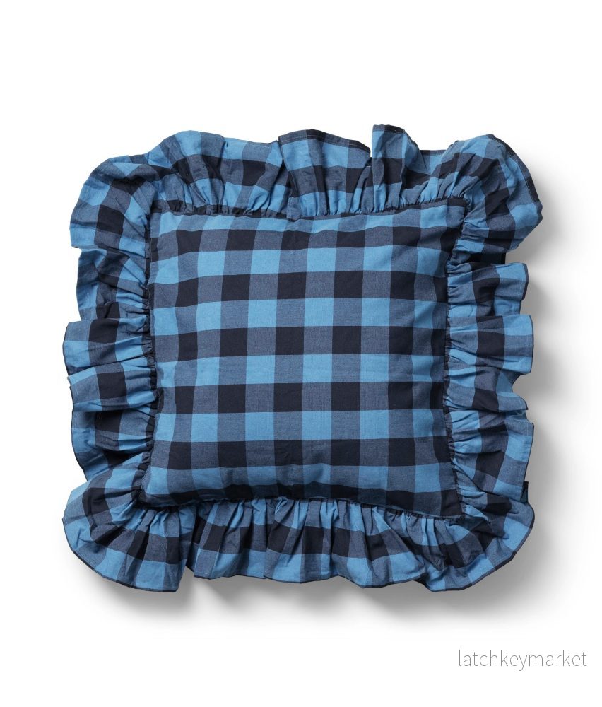 Midnatt Frill Cushion Cover Blue - Bild 2