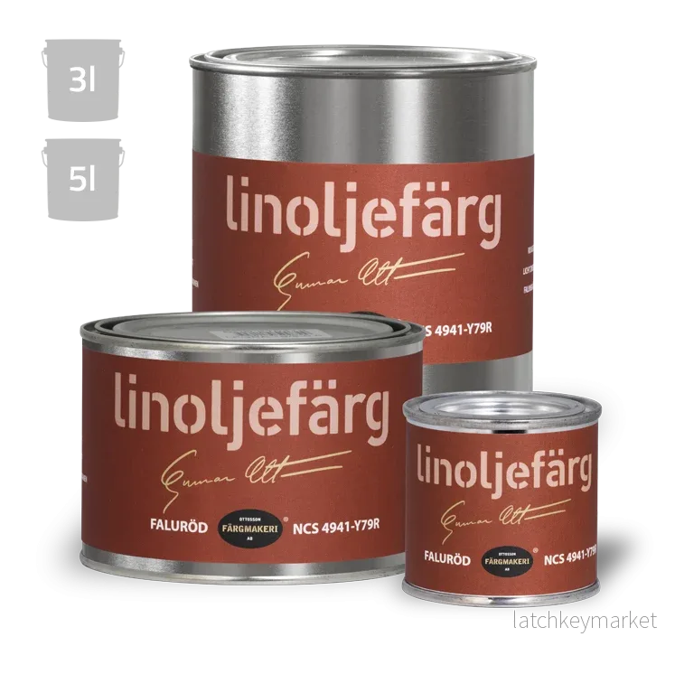 Faluröd Linoljefärg Ottossons Faluröd Linoljefärg Ottossons
