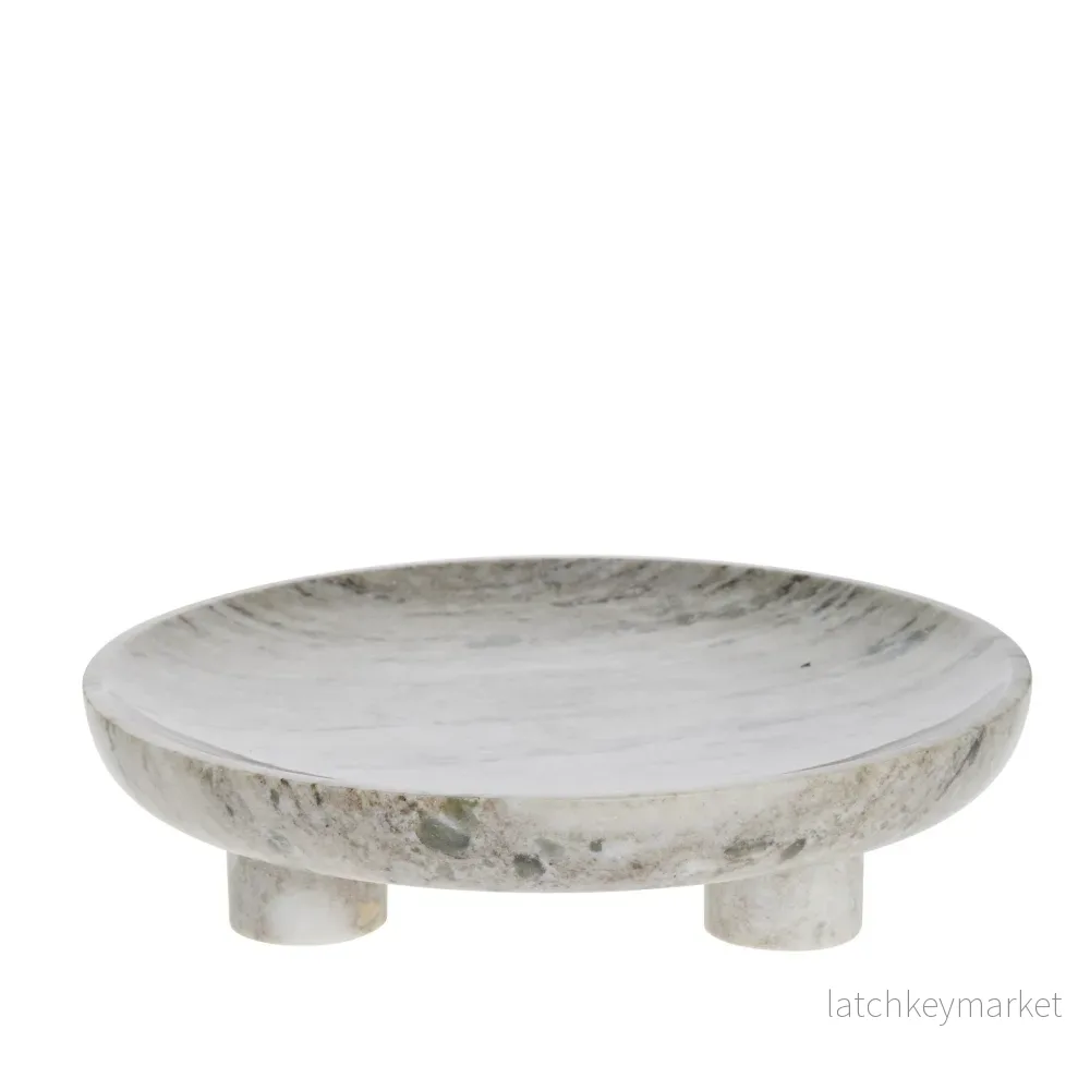 Esille bricka Ø32 cm. mørk sand marmor Esille bricka Ø32 cm. mørk sand marmor