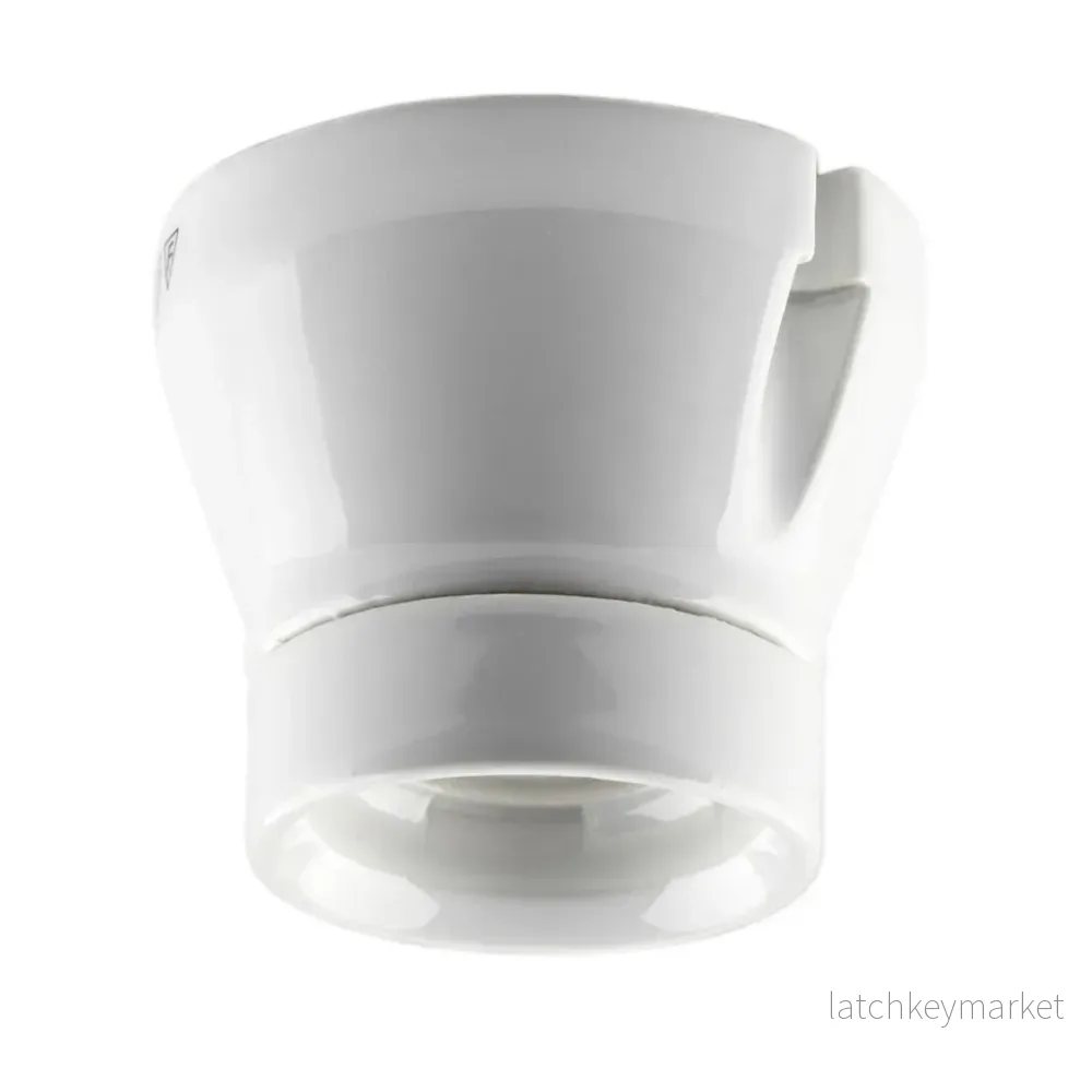 Fotlamphållare Ifö Electric Vit IP20 rak E2 Fotlamphållare Ifö Electric Vit IP20 rak E2