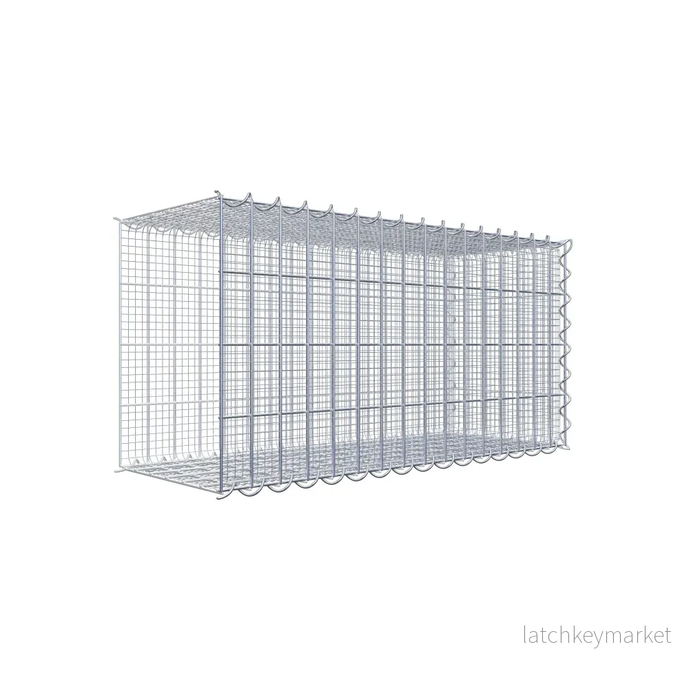 Sandodlingsgabion typ 2 80 cm x 40 cm x 30 cm (L x H x D), maskstorlek 5 cm x 10 cm, spiral