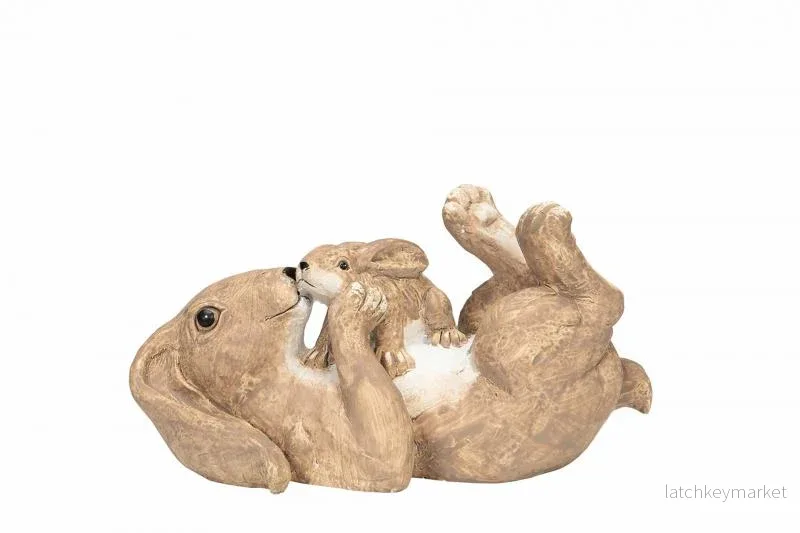 Påskdekoration Kanin Gosig Brun Poly REA Påskdekoration Kanin Gosig Brun Poly REA