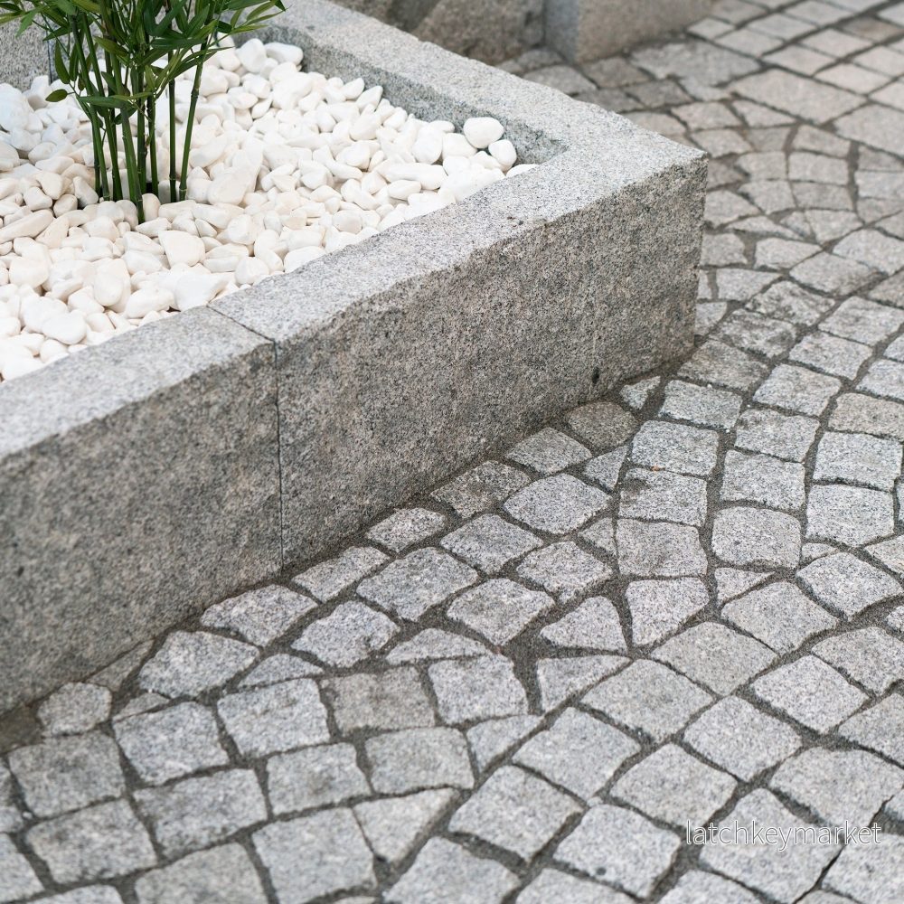 Smågatsten Bergama Granit Grå Rustik 8/10 - Bild 3