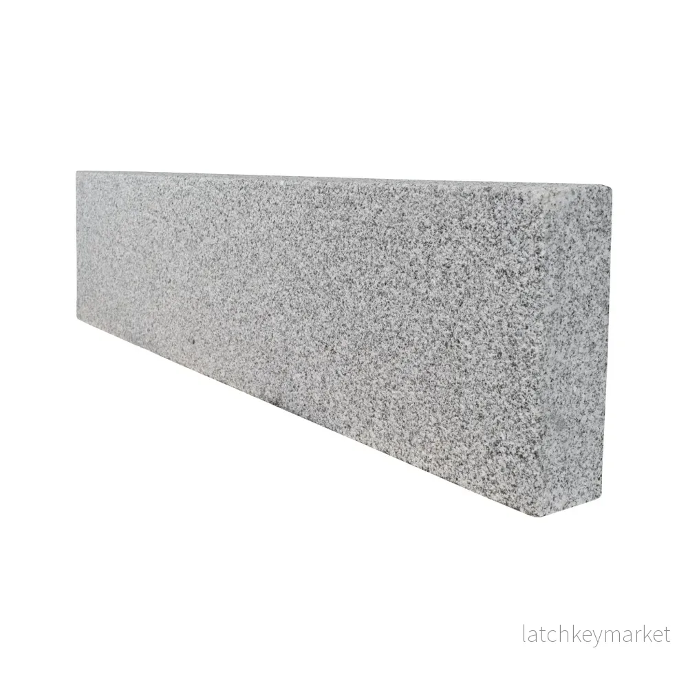 Granitkantsten Bergama RV6 Grå Rak Modern 700-1100 - Bild 2