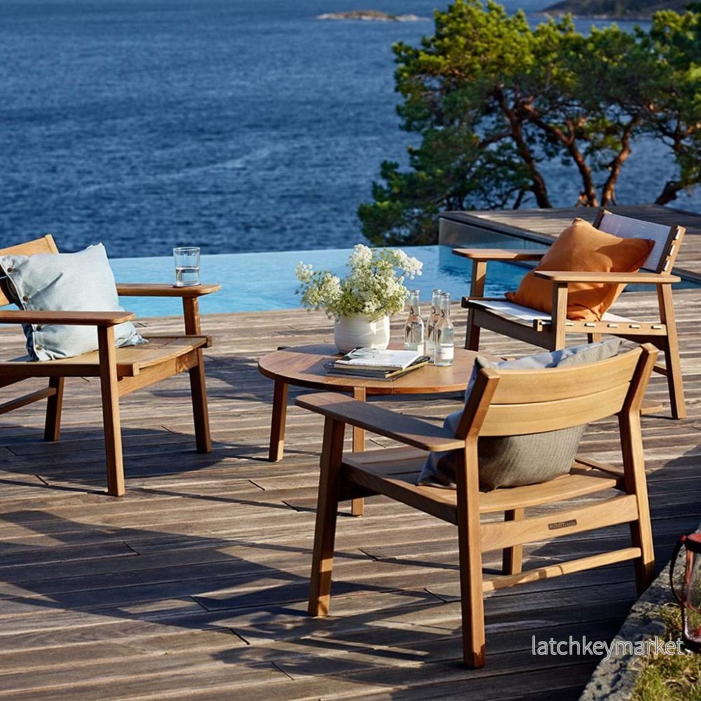 Djurö Bord Ø:79 cm - Teak - Bild 3