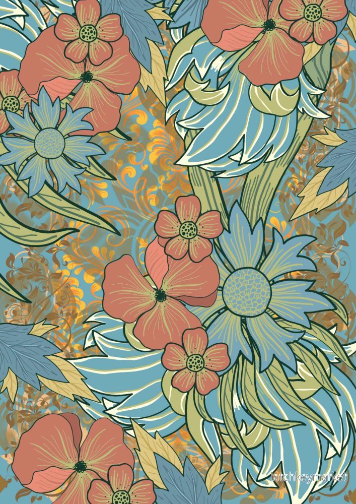 Decoupagepapper Cloudy day Decoupagepapper Cloudy day