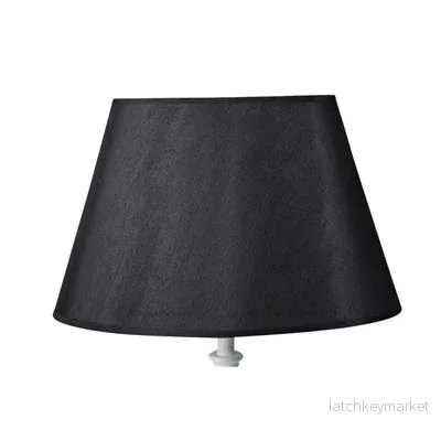 Lampskärm, Oval svart