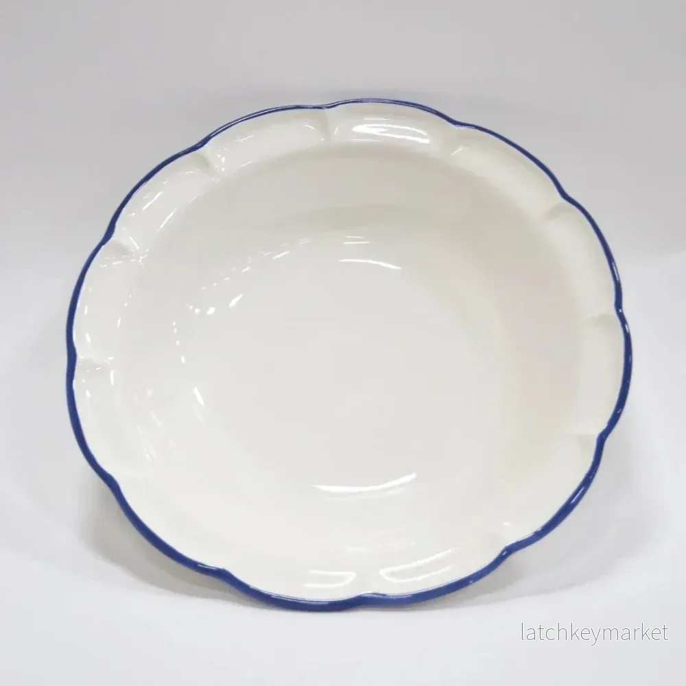 Salad Bowl Blue Line Salad Bowl Blue Line