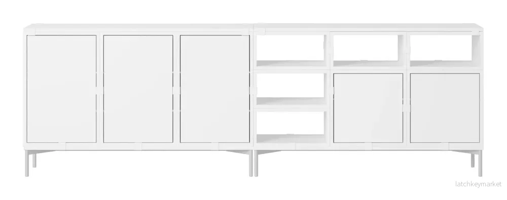 Stacked Storage System Sideboard Configuration 2