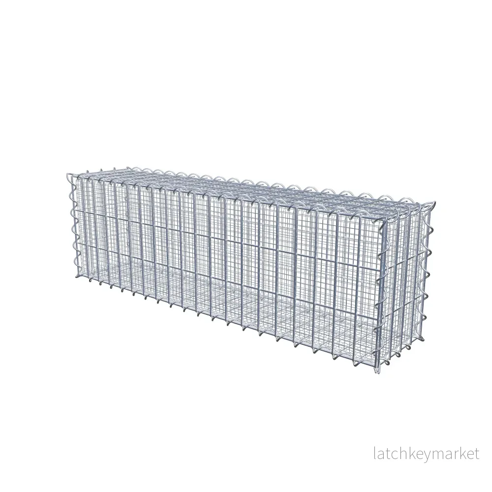 Sandgabion 100 cm x 30 cm x 20 cm (L x H x D), maskstorlek 5 cm x 10 cm, spiral - Bild 2