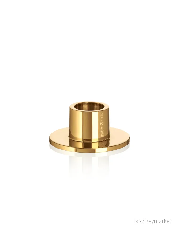 2-pack Ester & Erik Ljushållare, Guld, Small