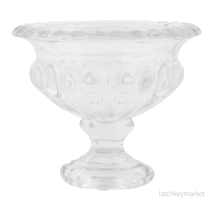 Dekorativ Vas Ø 13×11 cm Transparent Glas REA Dekorativ Vas Ø 13×11 cm Transparent Glas REA
