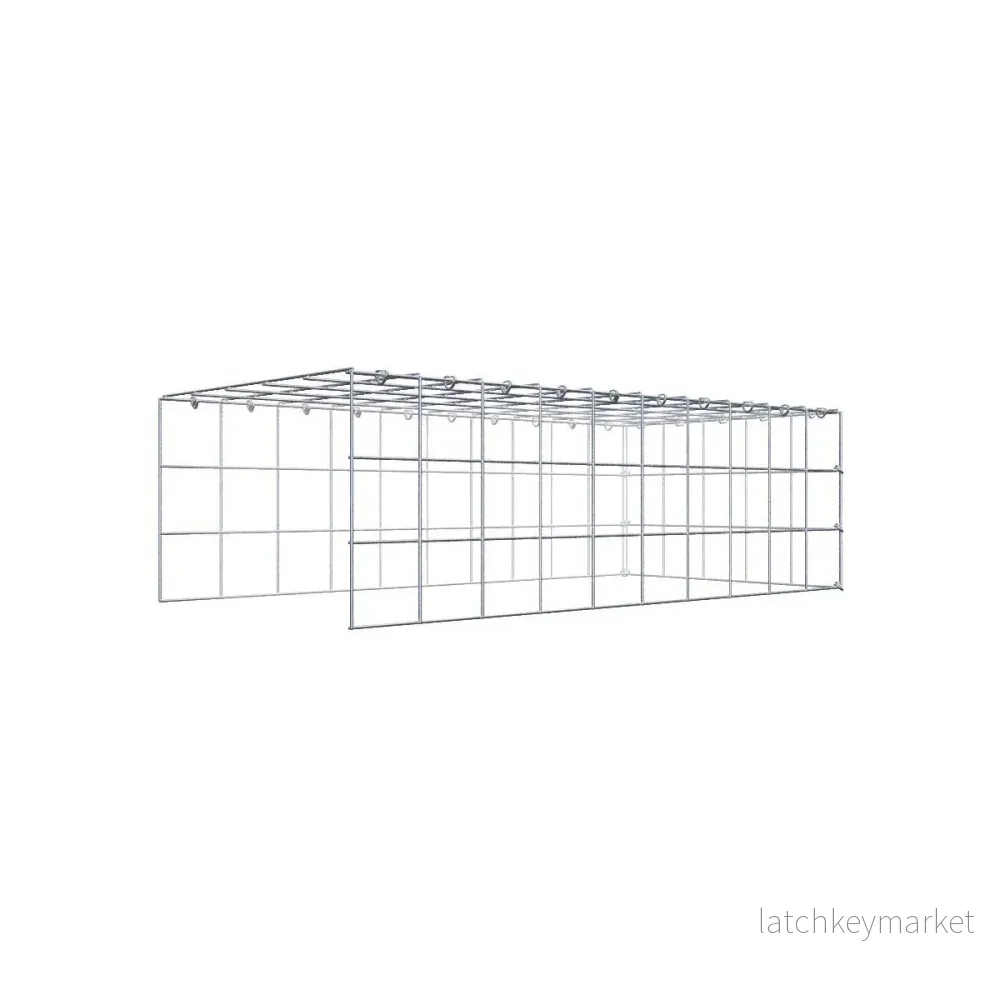 Extra gabion typ 4 100 cm x 30 cm x 50 cm (L x H x D), maskstorlek 10 cm x 10 cm, C-ring Extra gabion typ 4 100 cm x 30 cm x 50 cm (L x H x D), maskstorlek 10 cm x 10 cm, C-ring