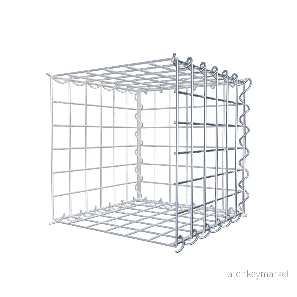 Extra gabion typ 2 30 cm x 30 cm x 30 cm (L x H x D), maskstorlek 5 cm x 5 cm, spiral - Bild 3