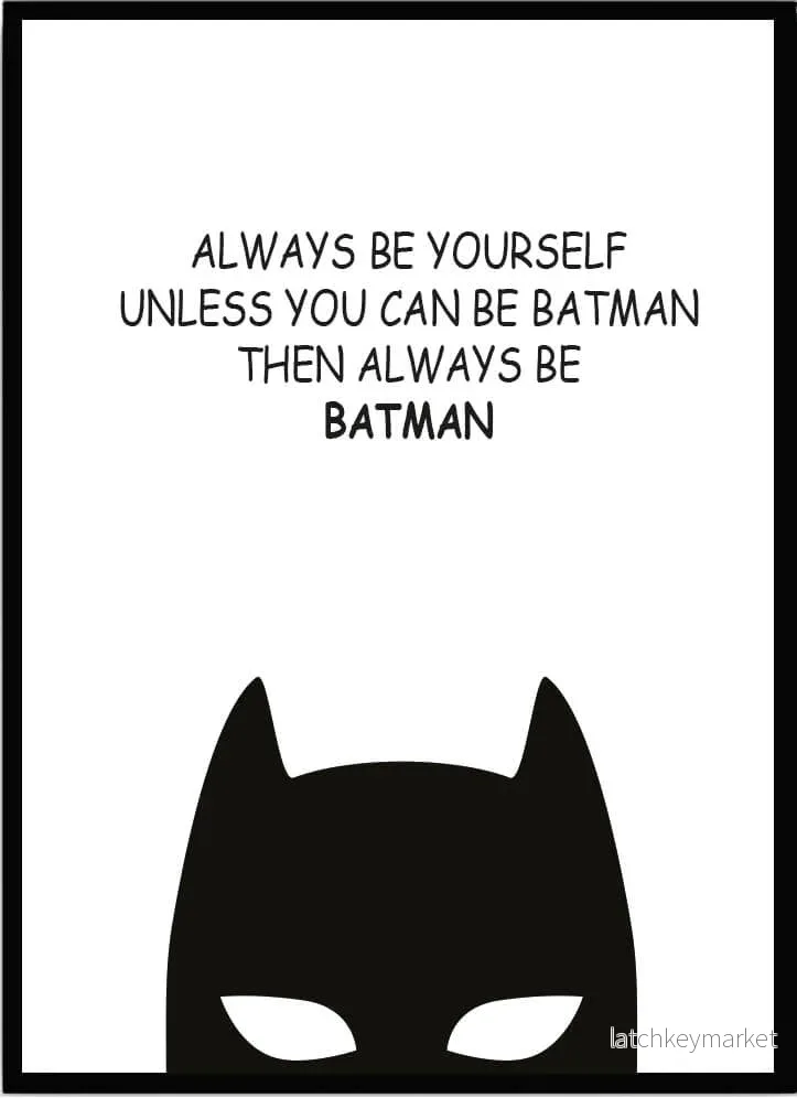 Barntavla – Batman Barntavla – Batman